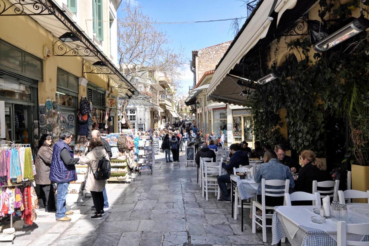 Historic Plaka Apartments Atény Exteriér fotografie